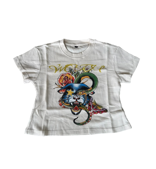 “Vintage Wealthy” Women’s Crop