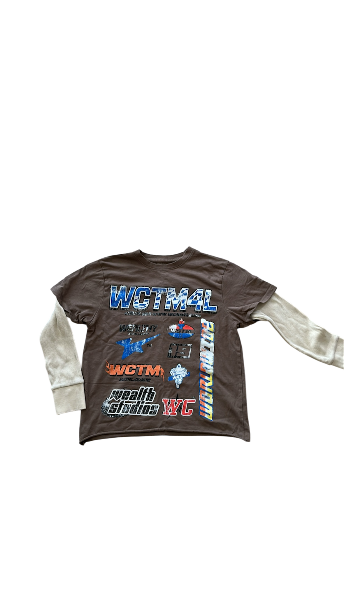 Wealthy Automation Tee (Brown)