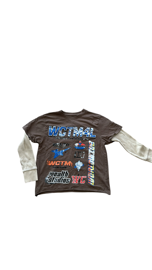 Wealthy Automation Tee (Brown)